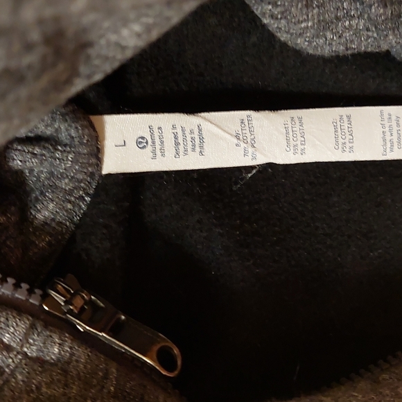 Lululemon, Mens Large, Grey heavyweight  hoodie - Picture 2 of 4